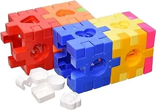 Generic Plastic Large Puzzle Tower Educational Enlighten Your IQ Colorful With Numbers And Shapes Amazing For Children set Of 30 pieces - Multicolor