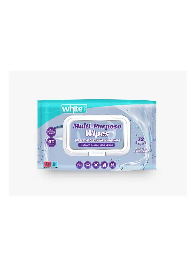 White Multi-Purpose Wet Wipes