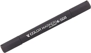 STA 3203 High Quality Marker Pen Twin Type Alcohol-Bassed Ink Double Tip Art Marker (92) - Chocolate