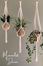 Trendy's/boho decor - Plant Macrame Holder - Wall Hanging Planter Macrame