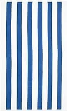 Signoola 2 Kids Bath towels 50 x 100 cm Dark Blue Stripes, 100% cotton.