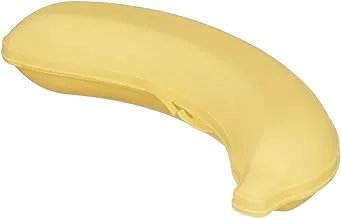 Plastic Banana Shaped Food Container - Yellow