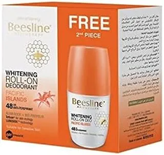 Beesline Pacific Island Whitening Roll On Deodorant 2 x 50 ml