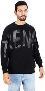 FIRE WOOD mens print(strength) sweatshirt Sweatshirt