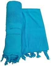 Bashkiri Bath Towel Towel, 100% cotton, 1.8m x 1m, weight 650 gram, Light Blue