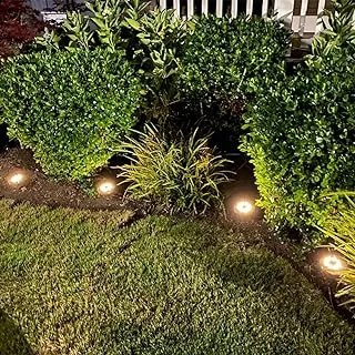 PRIME SHOP IP65 Solar Garden Ground Lights - Garden Pathway Lighting LED Solar Powered Patio Lights (12 Pack)