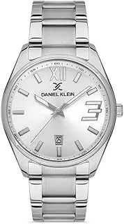 Daniel Klein Analog Silver Dial Men's Watch-DK.1.13294-1, Silver, strap