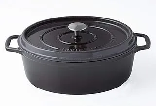 Invicta Oval Casserole Cast Iron 29 cm Dark Gray 'PUV403297