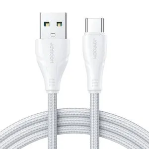 JOYROOM USB Cable - USB C 3A Surpass Series For Fast Charging And Data Transfer 3 M White (S-UC027A11)