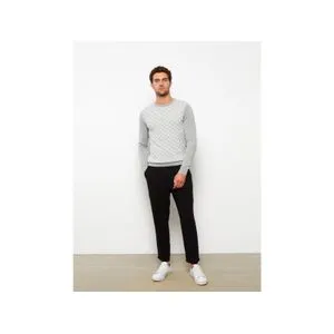 LC Waikiki Crew Neck Long Sleeve Men's Tricot Sweater