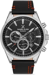 Daniel Klein Analog Gun Black Dial Men's Watch-DK.1.13278-1, Black, strap