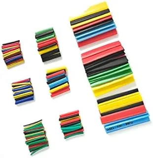 164pcs 328pcs Heat Shrink Tube Kit Shrinking Assorted Polyolefin Insulation Sleeving Heat Shrink Tubing Wire Cable 8 Sizes-164PCS