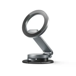 JOYROOM JR-ZS373 Magnetic Phone Holder For Car Dashboard Zinc Alloy Foldable Car Phone Mount Dark Grey