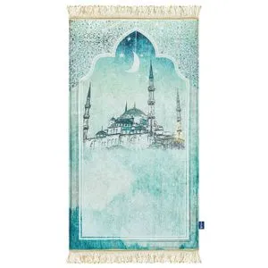 Prayer Rug Modern Style With Sponge (Fayrouz)