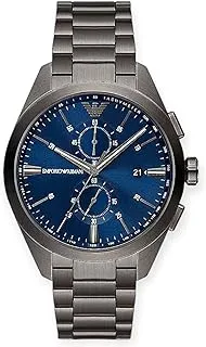 Emporio Armani Watch for Men, Chronograph Movement, Stainless Steel Watch