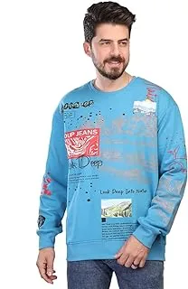 mens Coup Regular Fit Printed SweatShirt For Men Sweatshirt