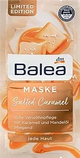 Balea Salted Caramel Mask, 4 Packs of 2 x 8ml (8 Applications)