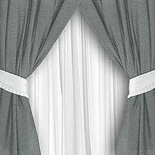 Naguib Selim-PLAZA 13 OFFER-OFFER 2 PLAZA curtains WITH VOAL for living room or bedroom-Double curtain with VOAL