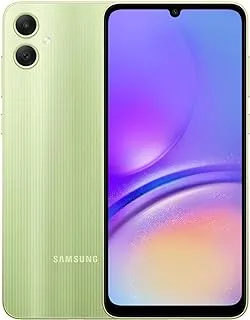 Samsung Galaxy A05 LTE، هاتف ذكي يعمل بنظام Android، ثنائي شرائح الاتصال، ذاكرة وصول عشوائي 6 جيجابايت، تخزين 128 جيجابايت، أخضر فاتح - ضمان لمدة عام