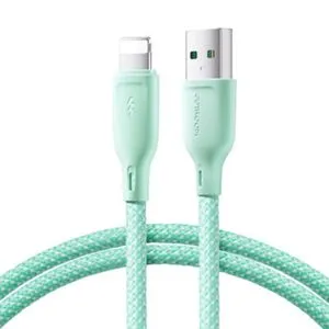 JOYROOM SA34-AL3 3A USB To 8 Pin Charge Data Cable,1m(Green)