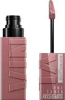 Maybelline New York Super Stay Vinyl Ink Nudes Longwear Transfer Proof Gloss Lipstick, Awestruck