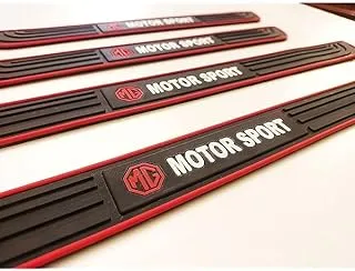 ND223 Anti-Slip Waterproof Car Door Threshold Sticker With MG Logo With Perfect Design, Premium And Eco-Friendly Material - Multi Colour