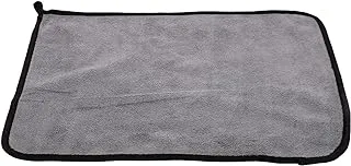 ND274 Microfiber Car Cleaning Towel 30 * 40 With Perfect Design, Premium And Long Lasting Material - Blue Grey