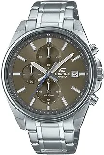 Casio Men Watch Edifice Chronograph Brown Dial Stainless Steel Band EFV-610D-5CVUDF