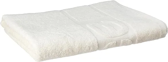 Dice Cotton Bath Towel, 140 cm x 70 cm Size, Off White