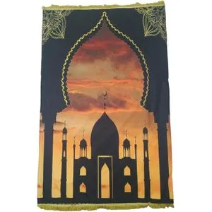 Prayer Rug Modern Style With Sponge (sunset)