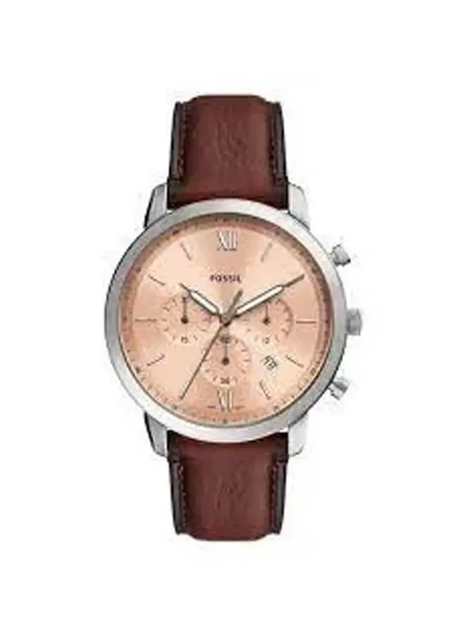 FOSSIL Men's Leather Chronograph Watch FS5982