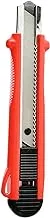 Jaguar MP-18 High Quality Paper Knife 18mm with Blade Snapper for Office and School - Red Black