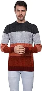 mens Coup Regular Fit Strip Pullover For Men Pullover Sweater