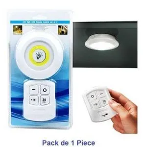 Dimmable LED Under Cabinet Light With Remote Control Stick-On Touch Tap