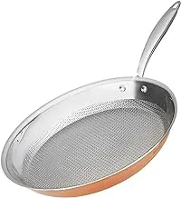 Karaca 3Ply PowerSteel Copper Frying Pan, 2.6L, Copper