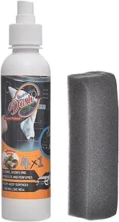 Dash ND235 Car Dashboard Polish With Sponge, 250ML, Coconut Scent With Perfect Design, Premium And Eco-Friendly Material - Multi Colour