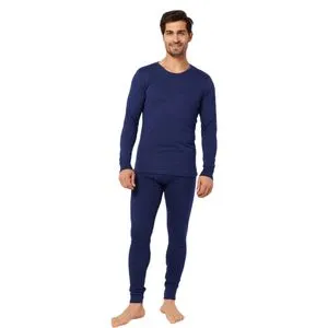 Dice Thermal Set Full Sleeve And Pant For Men - Navy