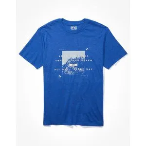 American Eagle AE 24/7 Good Vibes Logo Graphic T-Shirt