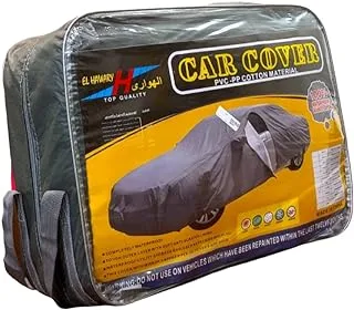 EL HAWARY Tough Outer Layer Waterproof Car Cover, Size L With Perfect Design, Premium And Long Lasting Material