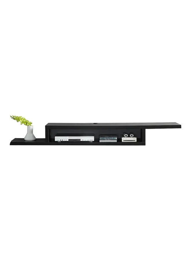 MODERN HOME Modern TV Stand Shelf Black 135x24x15cm