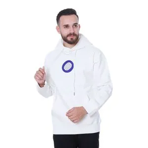 Activ Double Side Print Loose Off-White Hoodie