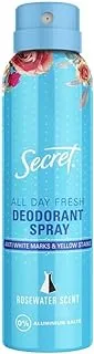 Secret Rosewater Deodorant Spray 150 ml