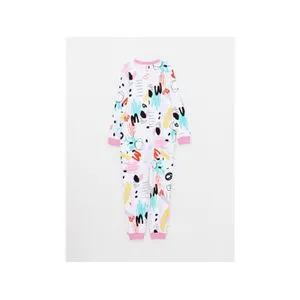 LC Waikiki Crew Neck Printed Long Sleeve Girls' Sleeping Bag