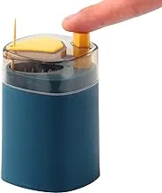 Toothpick Holder Dispenser, Pop-Up Automatic Toothpick Dispenser, Toothpick Storage Box - Blue