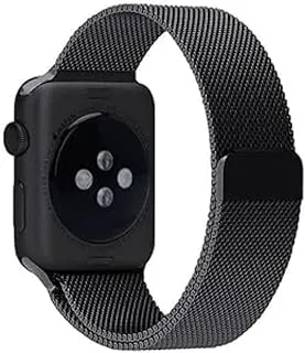 Promate Milanese Loop 42mm/44mm Apple Watch Strap, Premium Stainless-Steel Mesh Milanese Replacement Strap with Secure Adjustable Magnetic Closure for Apple Watch Series 1/2/3/4,Milous-42 Multi Colour