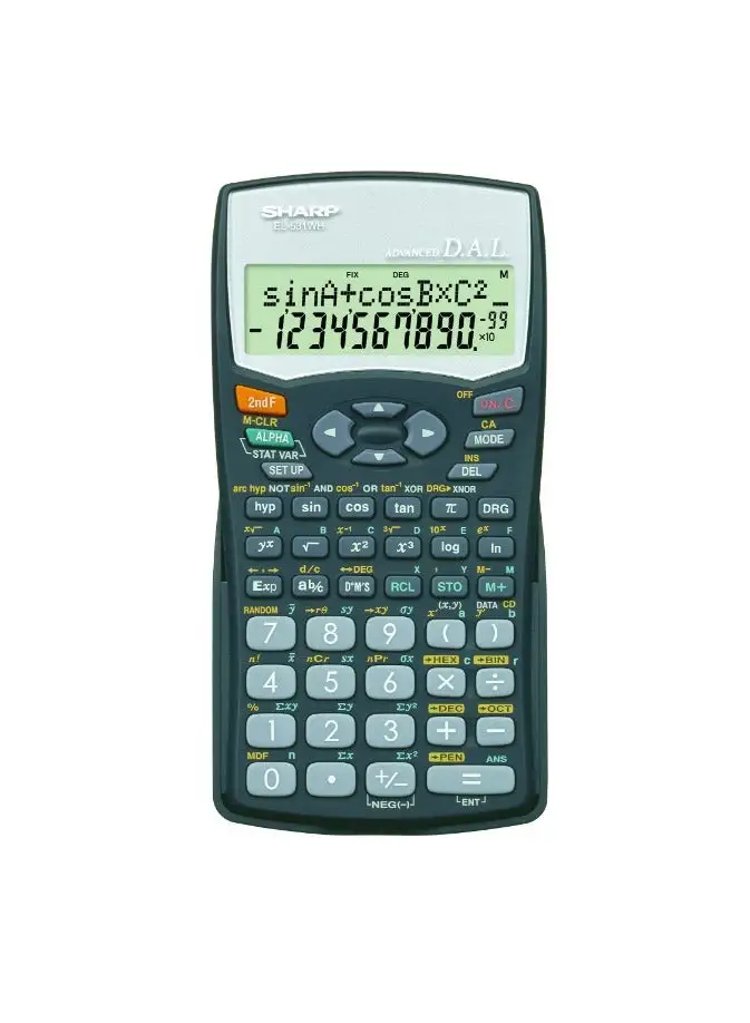 SHARP Sharp Standard Scientific Calculator 272 function, Statistic mode