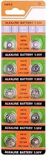 Generic 10PCS LR1130 AG10 SG10 389 189 1.5V Button Coin Cell Battery