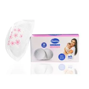 Bubbles Cotton Breast Pads - 10 Pcs