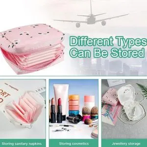 Sanitary Napkin Storage Bag - 2 Pcs