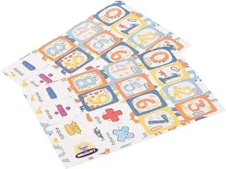 Tanex MTC-112 High Quality English Numbers Lables For Kids Set Of 2 Sheets - Multi Color